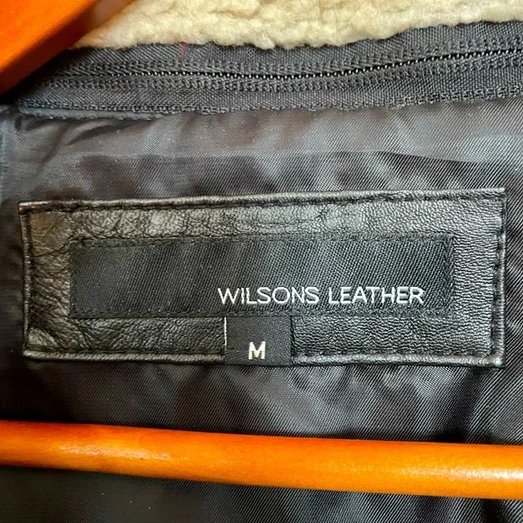 Ladies Medium Black Quilted Leather Moto Jacket by Wilson’s Leather - Picture 9 of 11